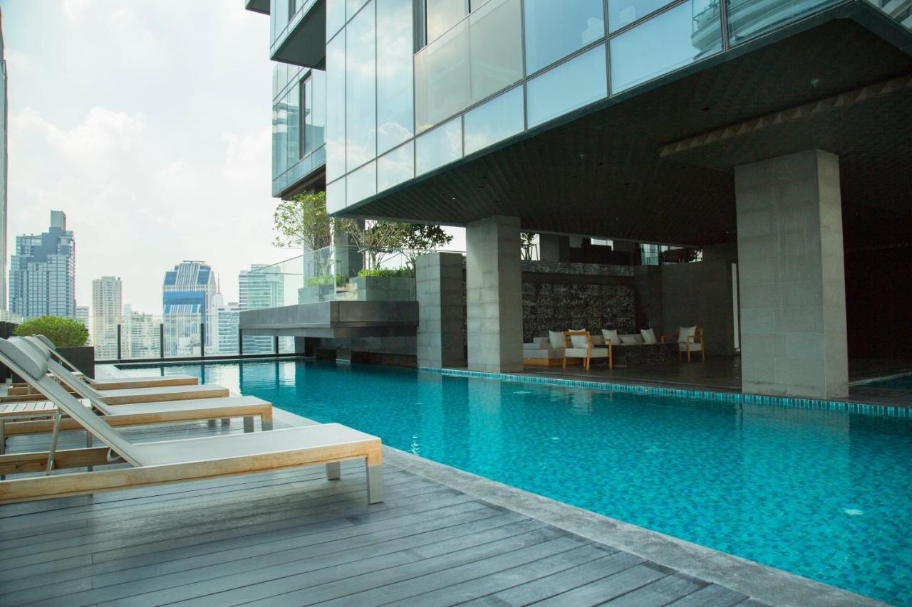 Sukhumvit 11#Luxury#Pool#Gym#Bts Nana&Mrt Sukhumvit#1Br#Max2Ppl Banguecoque Exterior foto