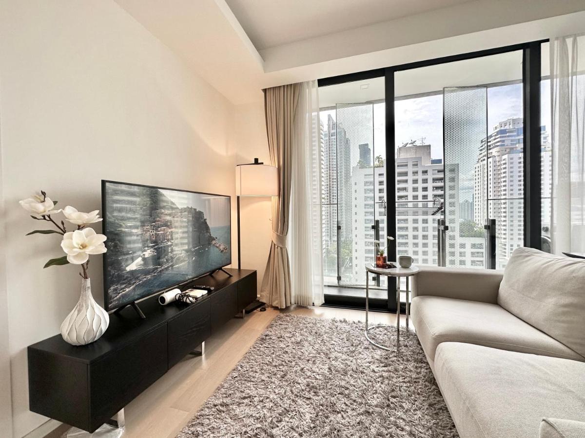 Sukhumvit 11#Luxury#Pool#Gym#Bts Nana&Mrt Sukhumvit#1Br#Max2Ppl Banguecoque Exterior foto